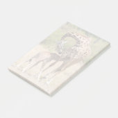 Giraffe moeder en Baby in Kenia Post-it® Notes (Schuin)