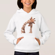Giraffe moeder en knuppels
