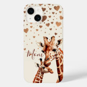 Giraffe Moederdag, Happy Moederdag Case-Mate iPhone Case (Achterkant)