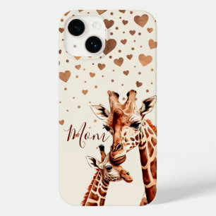 Giraffe Moederdag, Happy Moederdag Case-Mate iPhone 14 Hoesje