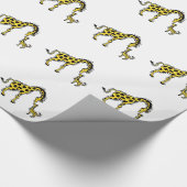 GIRAFFE MOM EN BABY VAN HET WRAPPEPAPIER CADEAUPAPIER (Hoek)