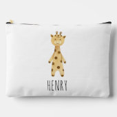Giraffe monogram, schattig kinder etui (Voorkant)