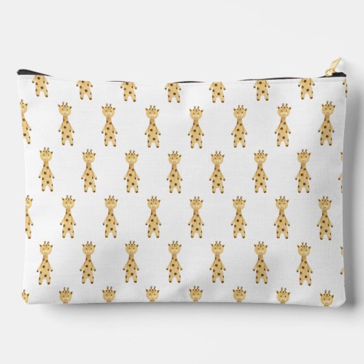 Giraffe monogram, schattig kinder etui (Achterkant)