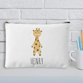 Giraffe monogram, schattig kinder etui