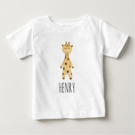 Giraffe monogram, schattig modern