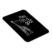 Giraffe Moo Ik ben een geit Magneet (Rechterzijde)