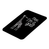 Giraffe Moo Ik ben een geit Magneet (Linkerzijde)