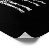 Giraffe Moo Ik ben een geit Poster (Hoek)