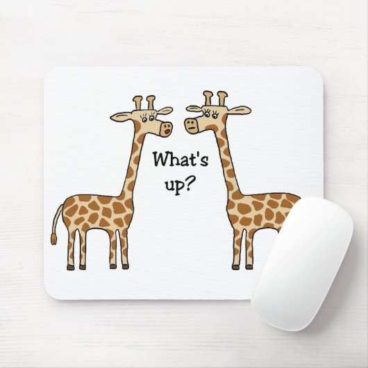 Giraffe mousepad muismat (Met muis)