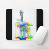Giraffe Mousepad Muismat (Met muis)