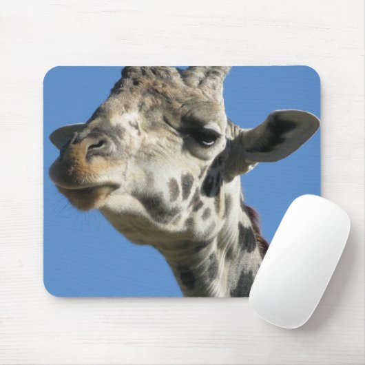 Giraffe mousepad muismat (Met muis)