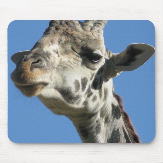 Giraffe mousepad muismat (Voorkant)