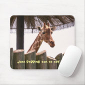 Giraffe Mousepad Muismat (Met muis)