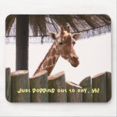 Giraffe Mousepad Muismat (Voorkant)