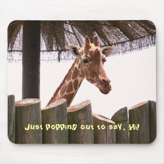 Giraffe Mousepad Muismat (Voorkant)