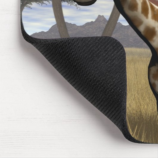 Giraffe Mousepad Muismat (Hoek)