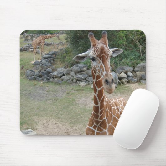 Giraffe mousepad muismat (Met muis)