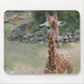 Giraffe mousepad muismat (Voorkant)