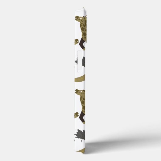 Giraffe naadloos gele patroon Case-Mate iPhone case (Achterkant / Rechts)