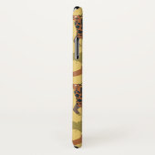 Giraffe naadloze gele ondergrond patroon Case-Mate iPhone case (Achterkant / rechts)