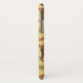 Giraffe naadloze gele ondergrond patroon Case-Mate iPhone case (Achterkant/links)