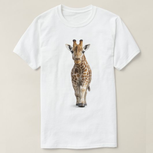 Giraffe Nadert T-shirt (Design voorkant)