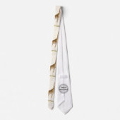 Giraffe Necktie Stropdas (Achterkant)