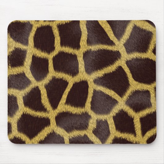 Giraffe Neppel Vilt Muismat (Voorkant)