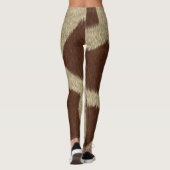 Giraffe Nepvacht Print Leggings (Achterkant)