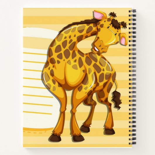 GIRAFFE - NOTITIEBOEK (Achterkant)