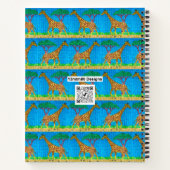 Giraffe - Notitieboek (Achterkant)