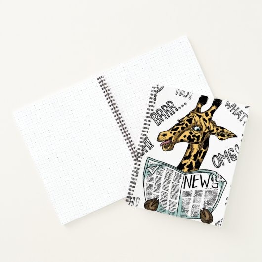 GIRAFFE - NOTITIEBOEK (Binnen)