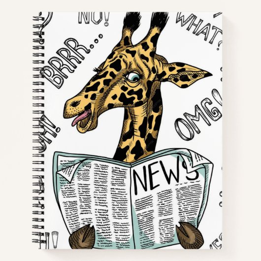 GIRAFFE - NOTITIEBOEK (Voorkant)
