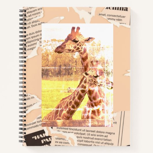 GIRAFFE - NOTITIEBOEK (Voorkant)