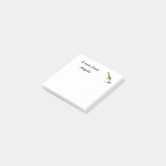 Giraffe notities post-it® notes (Schuin)