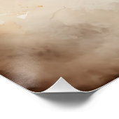 Giraffe nr. 3 Glanzend Poster (Hoek)