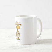 Giraffe Nurse Cartoon – Whimsical Healthcare Hero Koffiemok (Voorkant rechts)