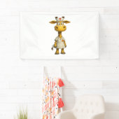 Giraffe Nurse Cartoon – Whimsical Healthcare Hero Spandoek (Insitu)