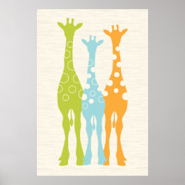 Giraffe Nursery Print