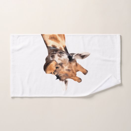 Giraffe Oerwoud Dierportret Bad Handdoek (Handdoek)