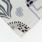 Giraffe Oerwoud Fleece Blanket Deken (Hoek)