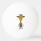 Giraffe Oerwoud Friends Baby Water Kleur Pingpongbal (Voorkant)