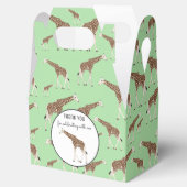 Giraffe Oerwoud Safari Animal Bedankdoosjes (Geopend)