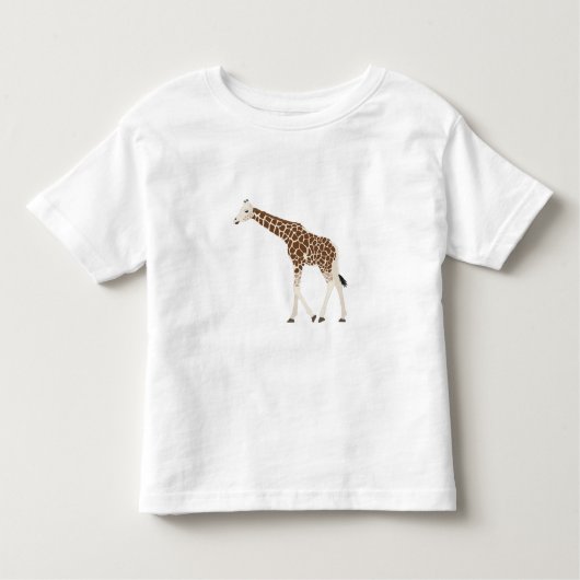 Giraffe Oerwoud Safari Animal Kinder Shirts (Voorkant)