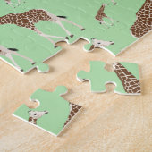 Giraffe Oerwoud Safari Animal Legpuzzel (Zijkant)