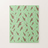 Giraffe Oerwoud Safari Animal Legpuzzel (Verticaal)