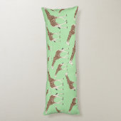 Giraffe Oerwoud Safari Animal Lichaamskussen (Achterkant (Verticaal))