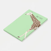 Giraffe Oerwoud Safari Animal Post-it® Notes (Schuin)