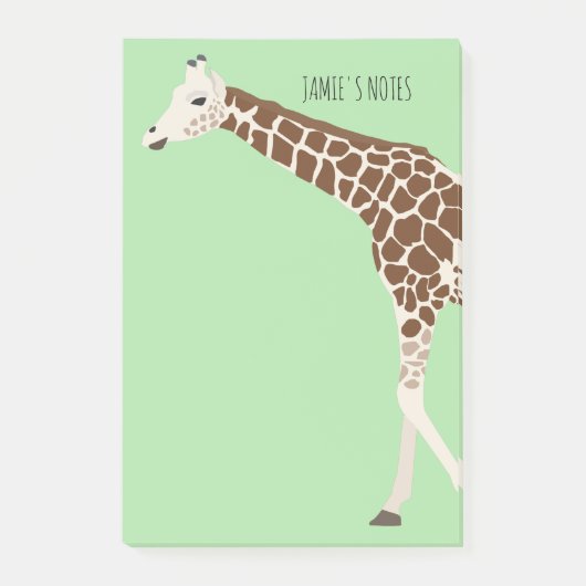 Giraffe Oerwoud Safari Animal Post-it® Notes (Voorkant)