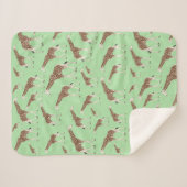 Giraffe Oerwoud Safari Animal Sherpa Deken (Voorkant (horizontaal))